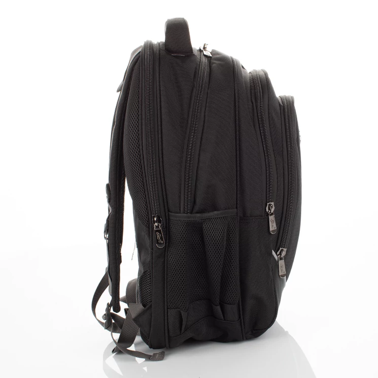 Laptoptartós Ultraerős hátizsák fekete színben