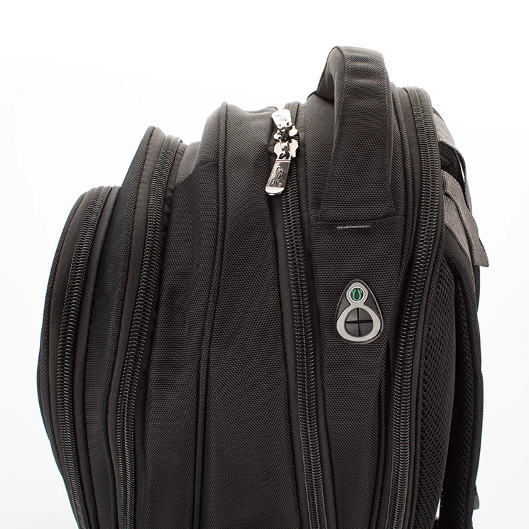 Laptoptartós Ultraerős hátizsák fekete színben