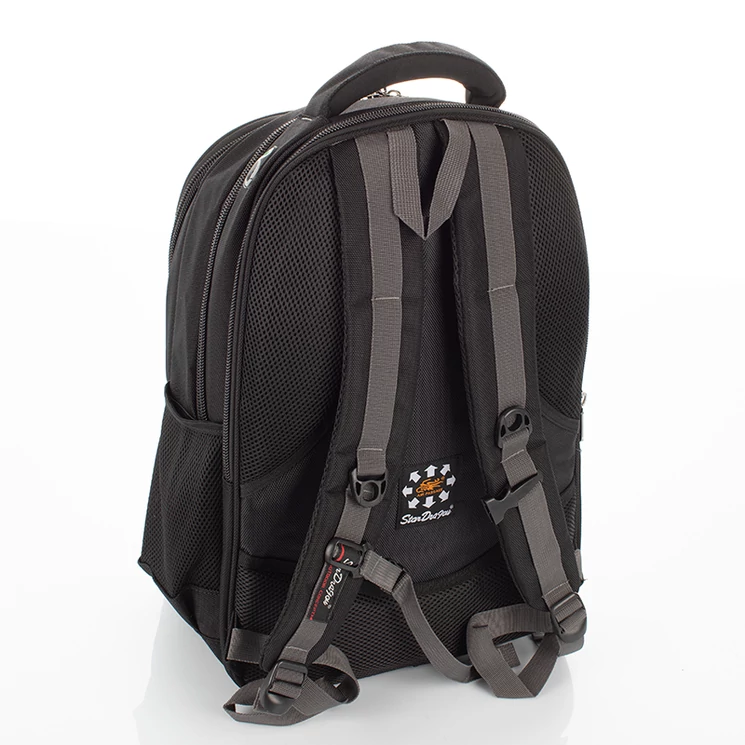 Laptoptartós Ultraerős hátizsák fekete színben