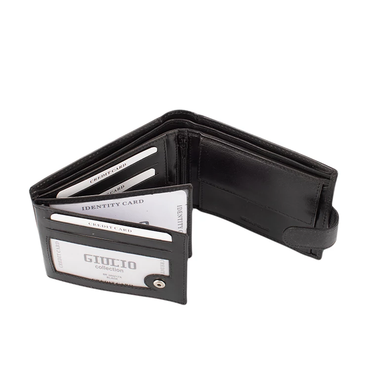 Bőr férfi pénztárca Kerékpáros mintával RFID rendszerrel Díszdobozban ( 8 kártyatartó )