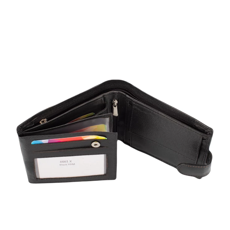 Bőr szürke színű pénztárca