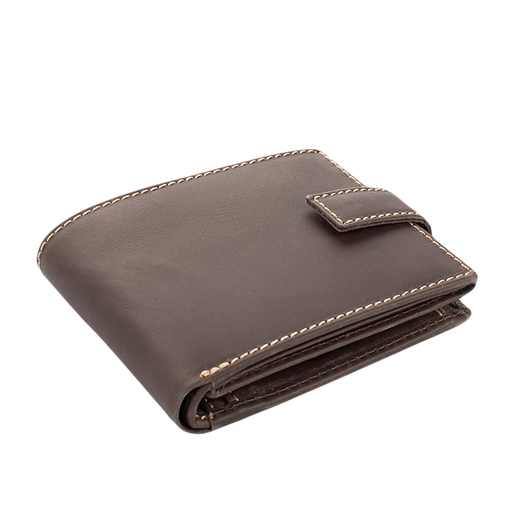 GIULIO valódi bivalybőr férfi pénztárca díszdobozban RFID rendszerrel