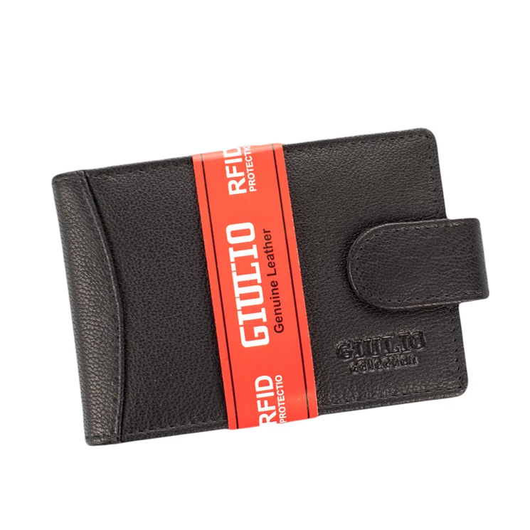 GIULIO Valódi bőr kártyatartó RFID védelemmel 