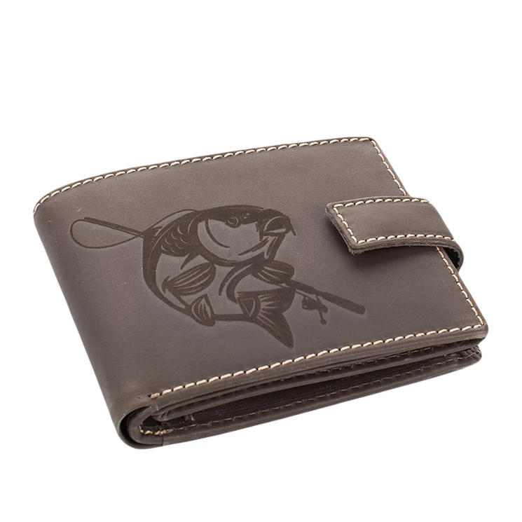 Giulio Horgász pénztárca bőr díszdobozban RFID rendszerrel