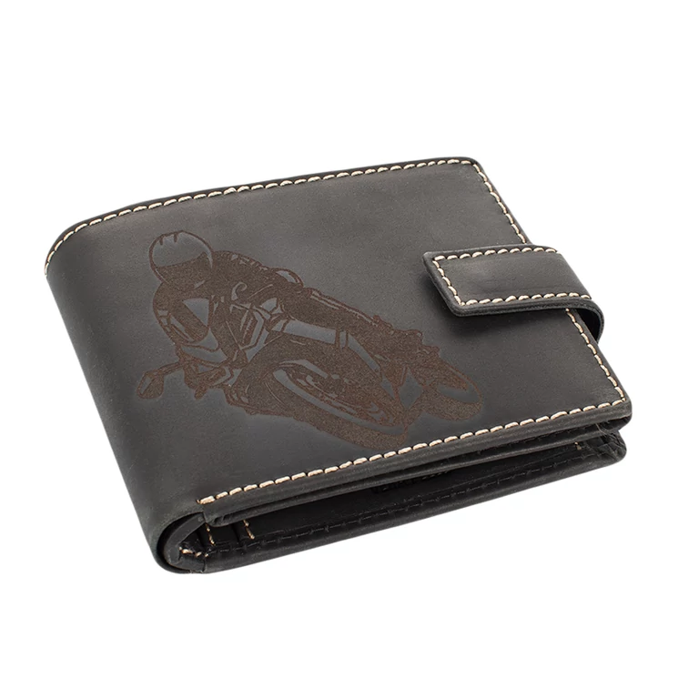 Giulio Motoros pénztárca bőr  RFID rendszerrel Kedvezményes áron