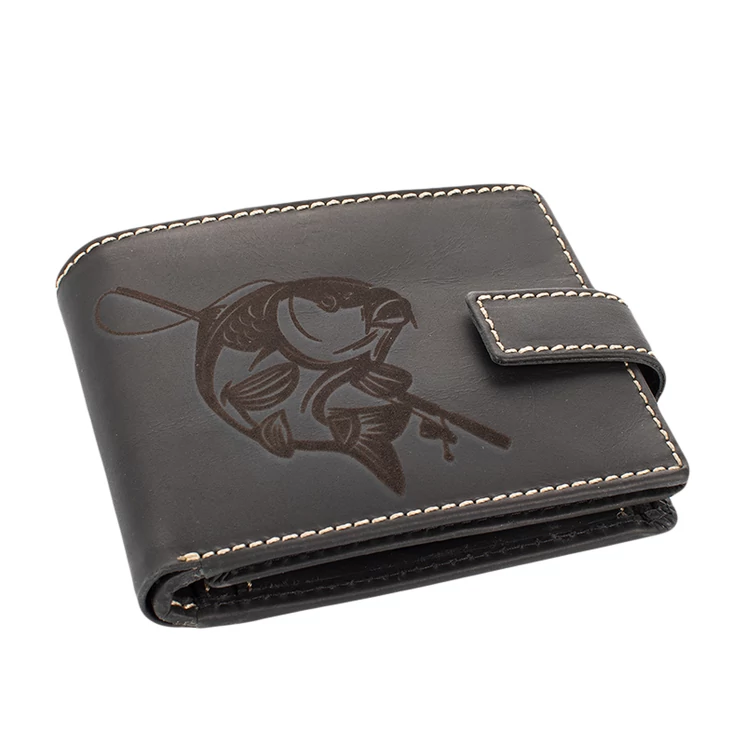 Giulio Horgász pénztárca bőr díszdobozban RFID rendszerrel