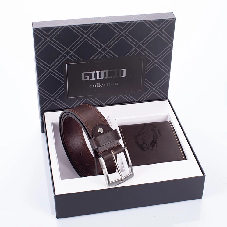 GIULIO autós pénztárca és öv ajándékcsomag