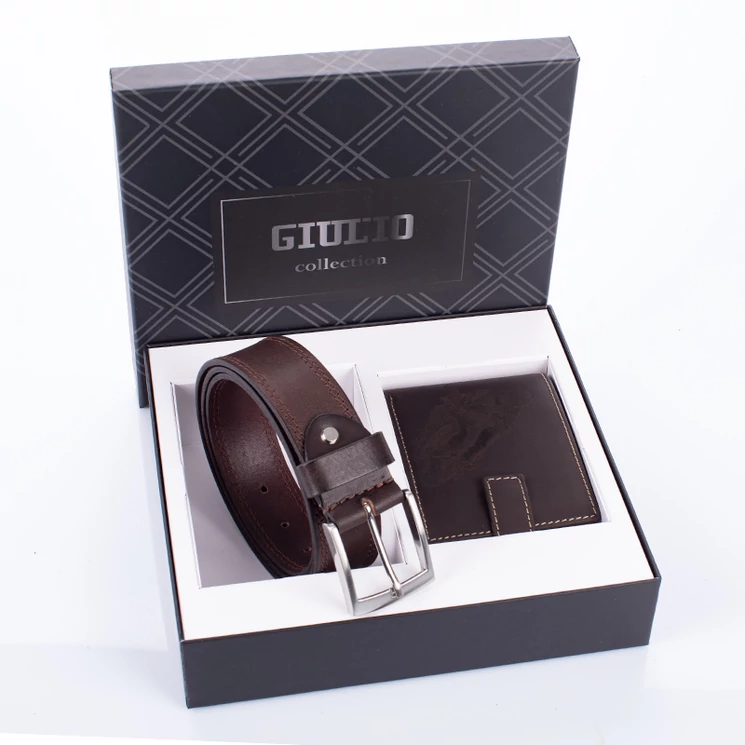 GIULIO motoros pénztárca és öv ajándékcsomag