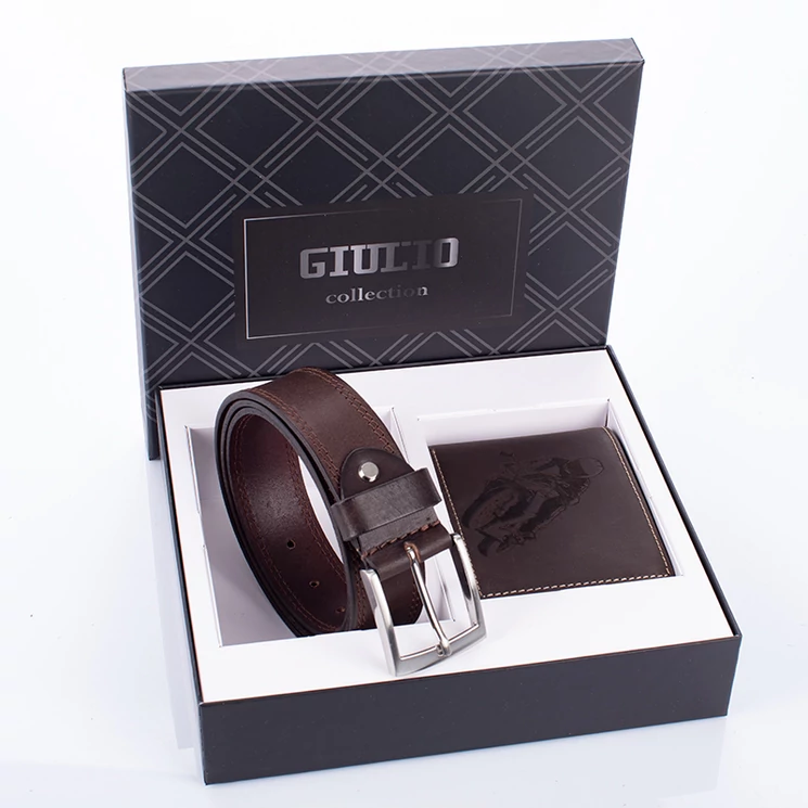 GIULIO motoros pénztárca és öv ajándékcsomag