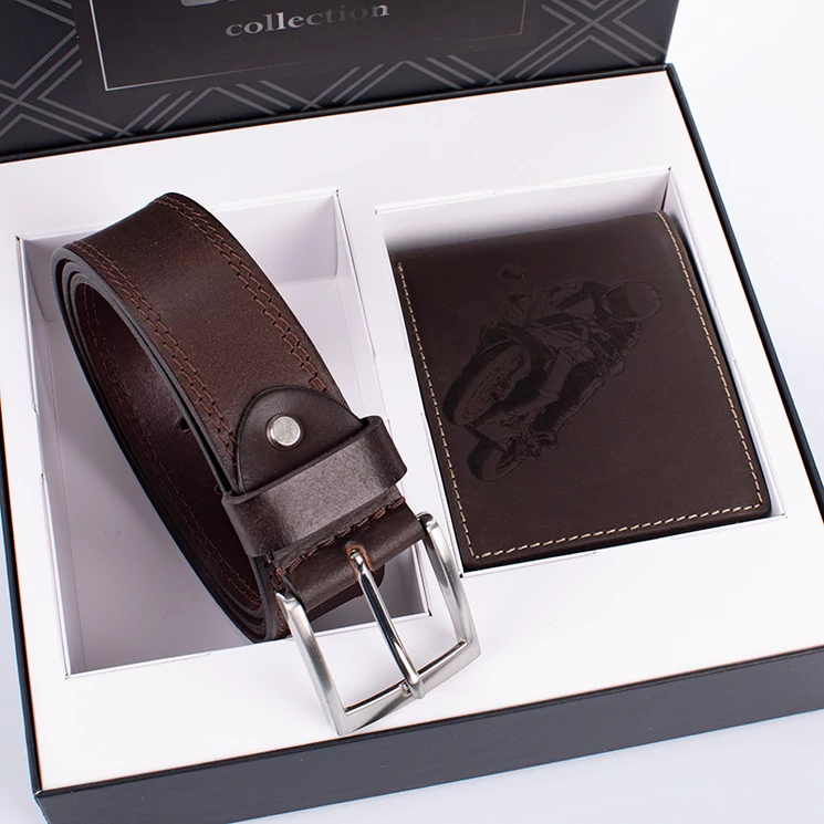 GIULIO motoros pénztárca és öv ajándékcsomag