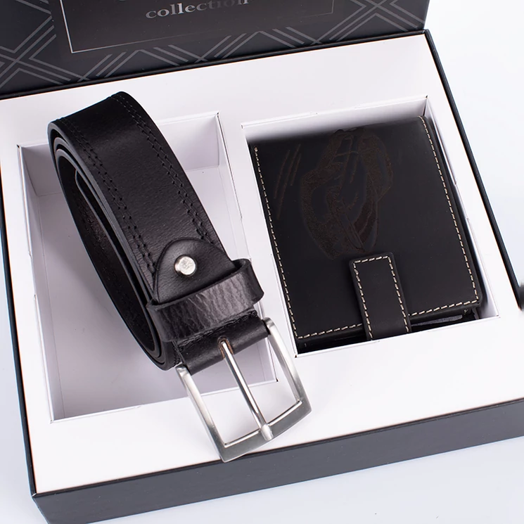 GIULIO autós pénztárca és öv ajándékcsomag