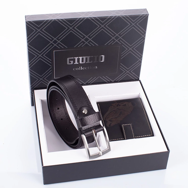 GIULIO motoros pénztárca és öv ajándékcsomag