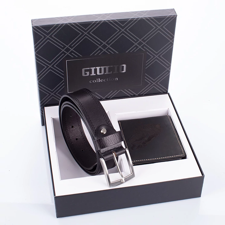 GIULIO motoros pénztárca és öv ajándékcsomag