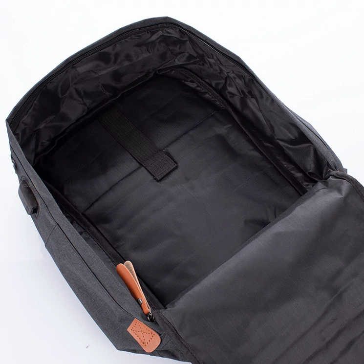 Hátizsák usb töltővel sötétszürke színben