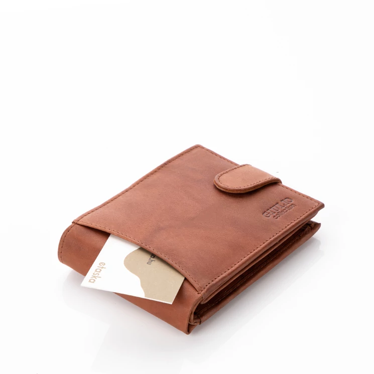 Autós bőr férfi pénztárca díszdobozban RFID rendszerrel ( 8 kártyatartó )* Kedvezményes áron