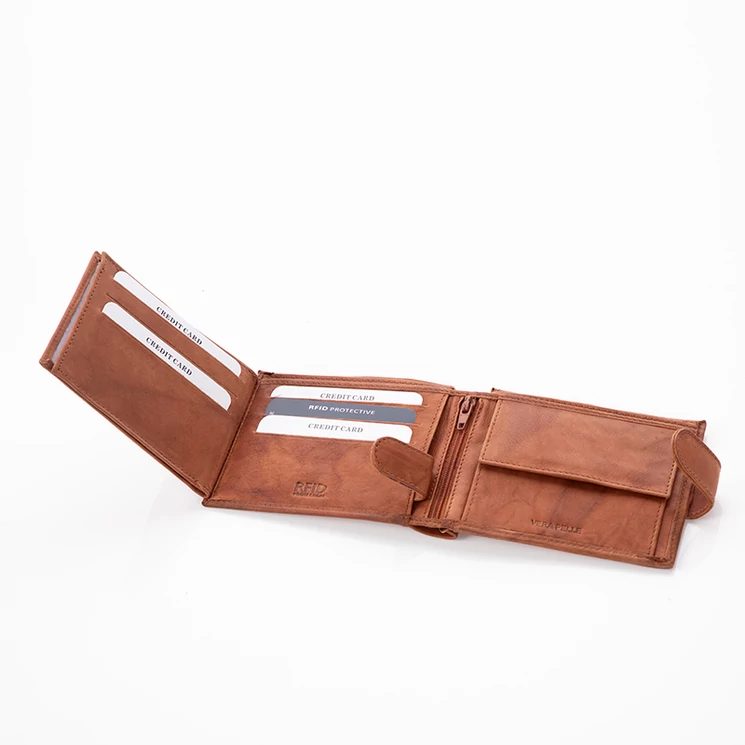 Autós bőr férfi pénztárca díszdobozban RFID rendszerrel ( 8 kártyatartó )* Kedvezményes áron