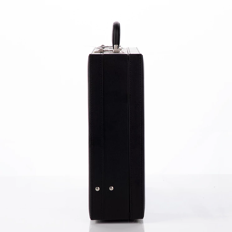 DN-2625 számzáras műbőr diplomatatáska bővíthető