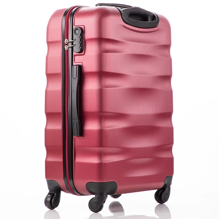 BONTOUR 3 db-os bőrönd szett bordó színben