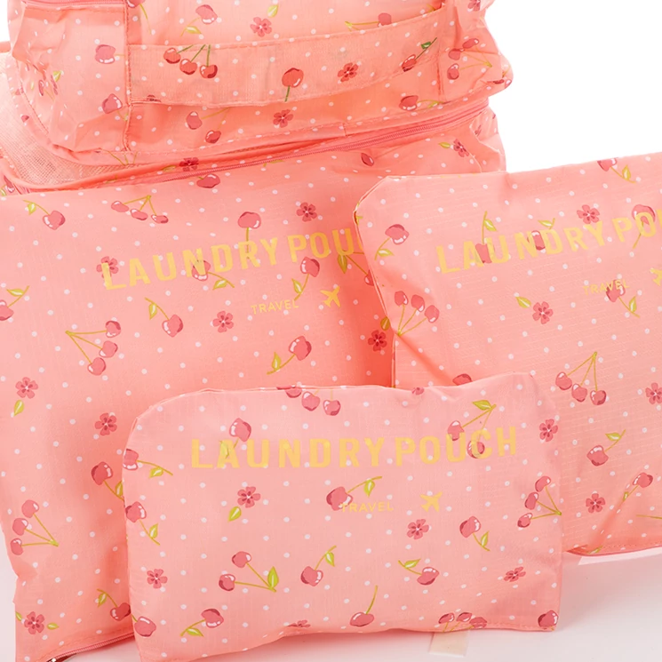 Bőröndrendező táskák utazáshoz 6 db-os szett