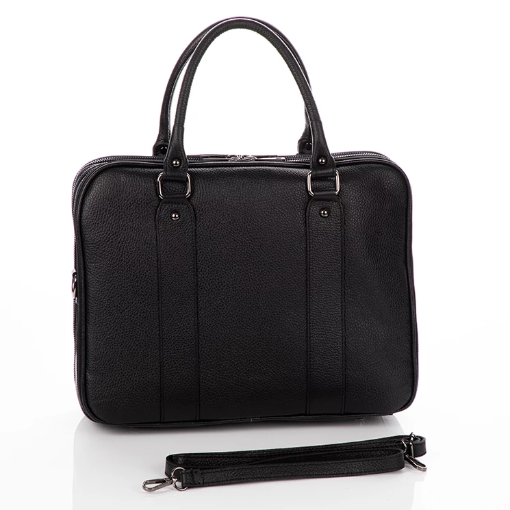 Laptoptartós Valódi bőr üzleti táska NT 8890 Beige