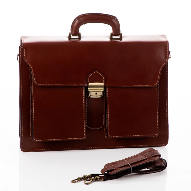 Valódi bőr aktatáska 3 részes 