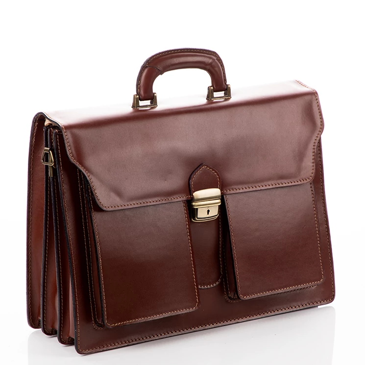 Valódi bőr aktatáska 3 részes 