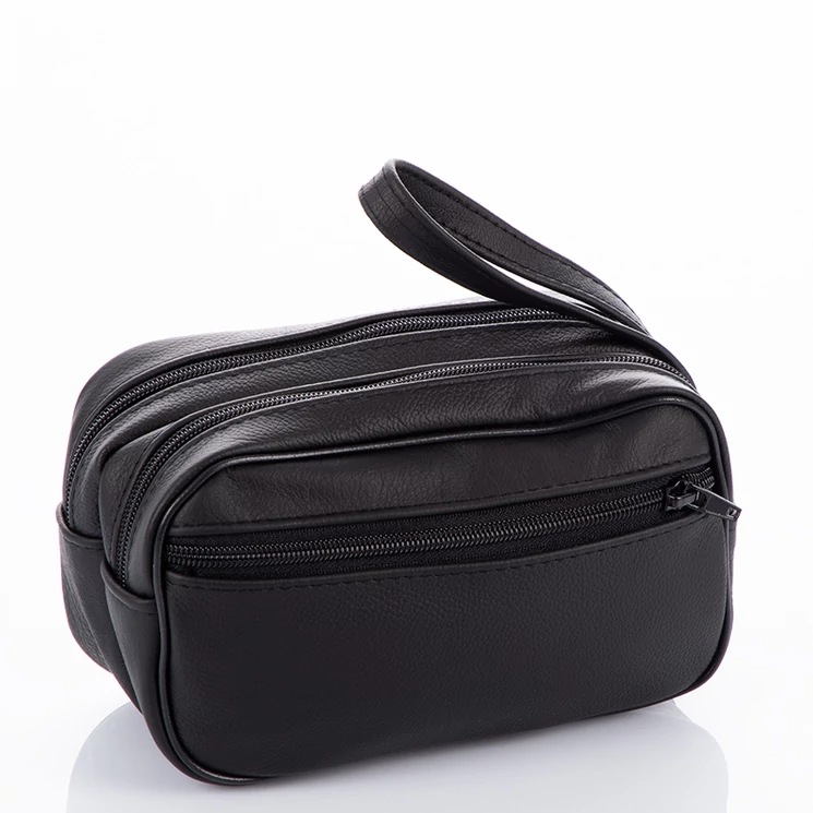 Valódi bőr autóstáska kétrészes fekete színben AU 011