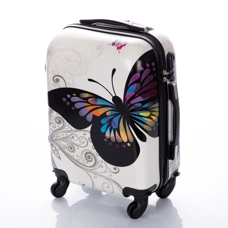 Pillangós bőrönd kabin méret levehető kerékkel