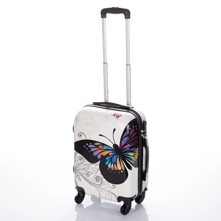 Pillangós bőrönd kabin méret levehető kerékkel