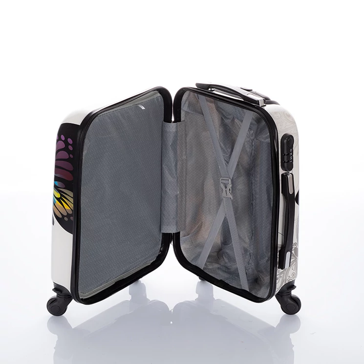 Pillangós bőrönd kabin méret levehető kerékkel