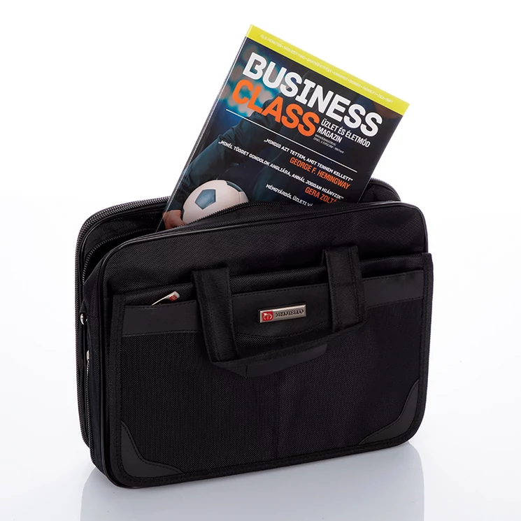 Fekete üzleti táska laptoptartóval 3181