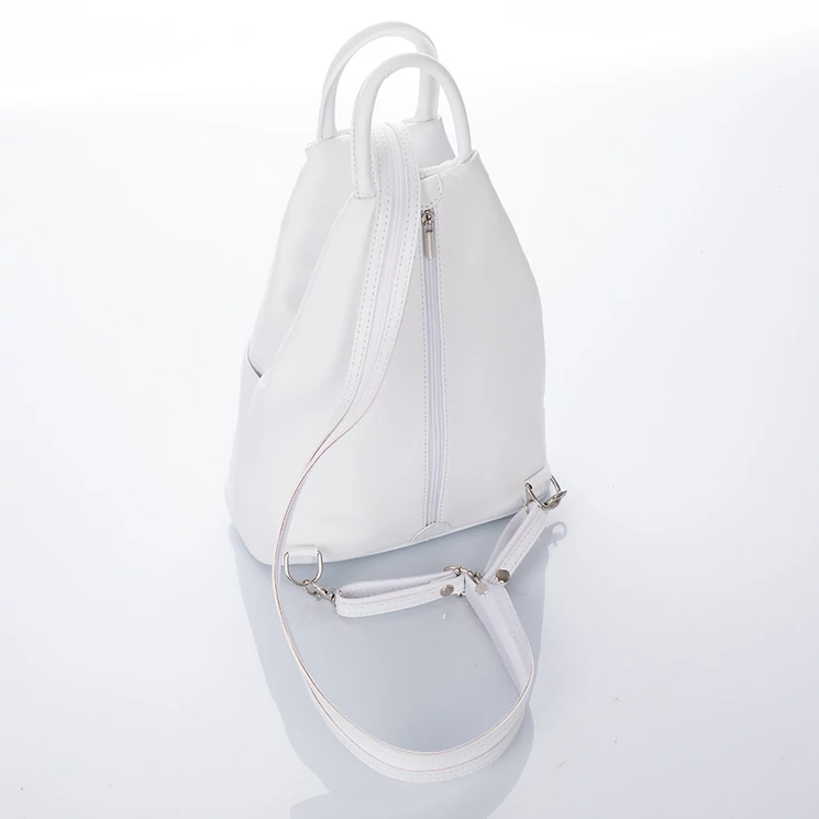 Valódi bőr női hátizsák Fehér színben S6925