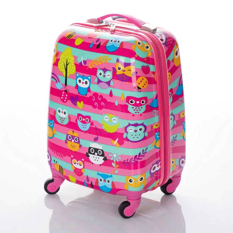 Gyermek bőrönd BAGOLY mintával