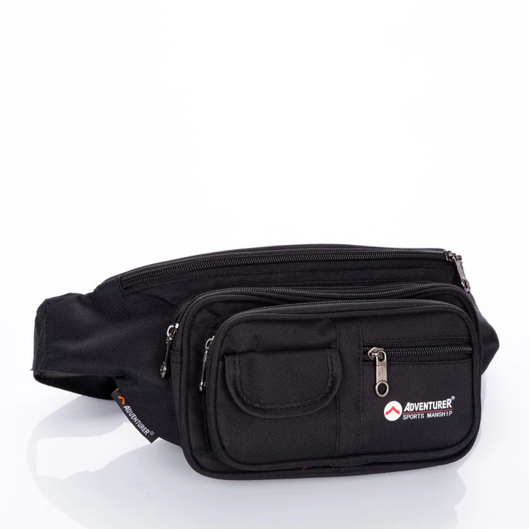 AdventureR nagyméretű övtáska fekete színben AT5252