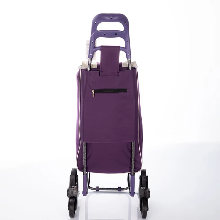 Euroline gurulós lépcsőjáró bevásárlókocsi Lila színben