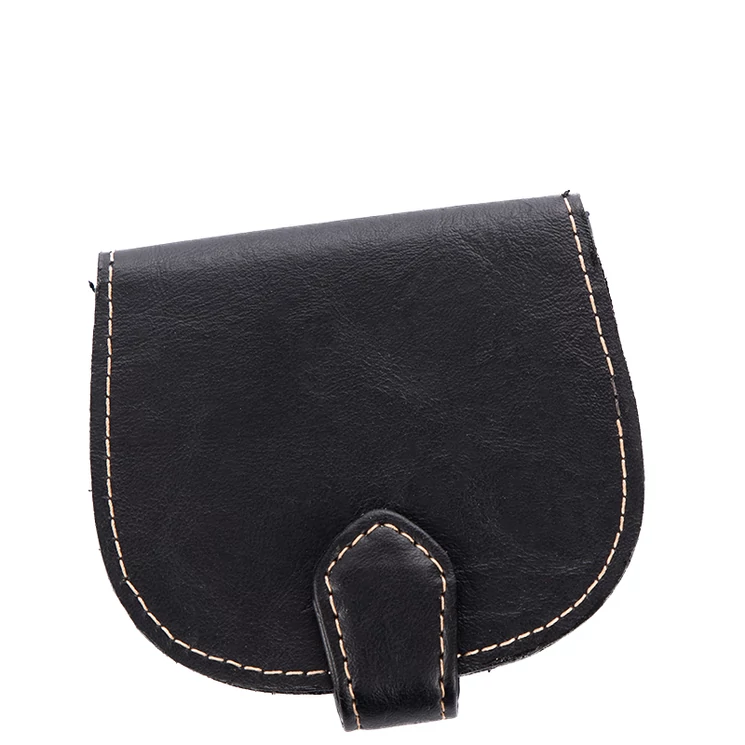 Patkó pénztárca fekete színben