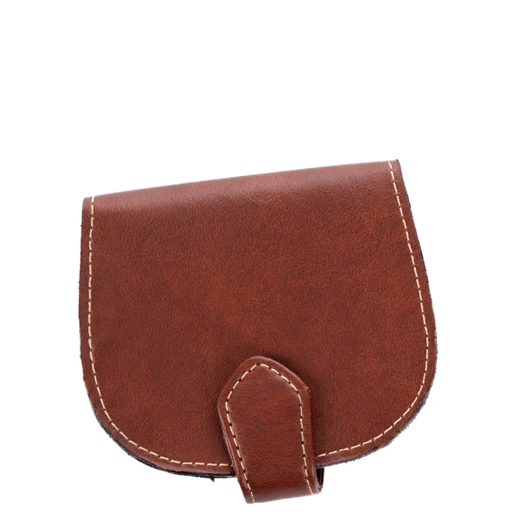 Patkó pénztárca barna színben