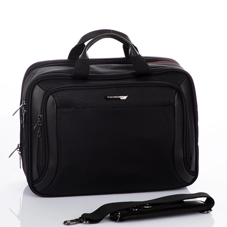 R-2133 Roncato BIZ 2.0 bővíthető laptoptáska fekete színben