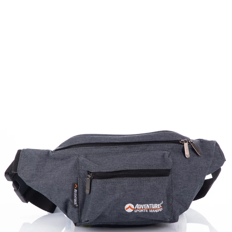 AdventureR nagyméretű övtáska szürke színben BT9158 Grey
