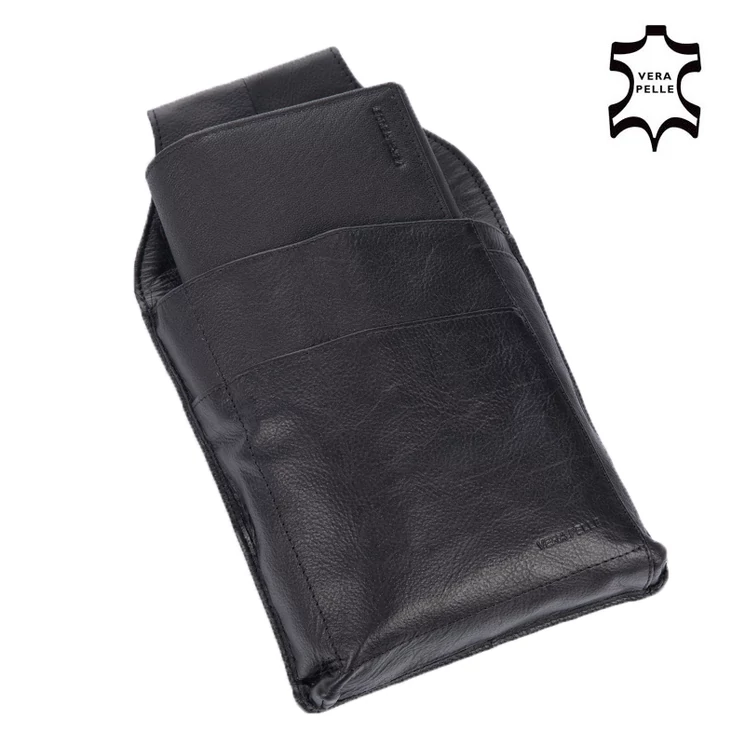 Pincér pénztárca plusz tartó fekete