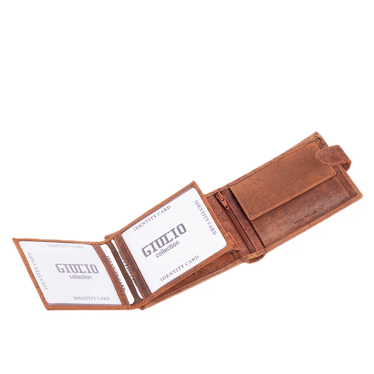 Vadász pénztárca bőr díszdobozban RFID rendszerrel szarvas mintával