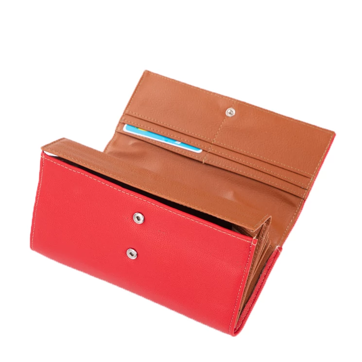 Zöld színű brifkó pénztárca