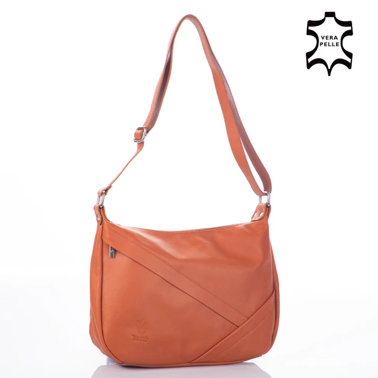 Valódi bőr női táska konyak színben NT 1165 FRZ Cognac