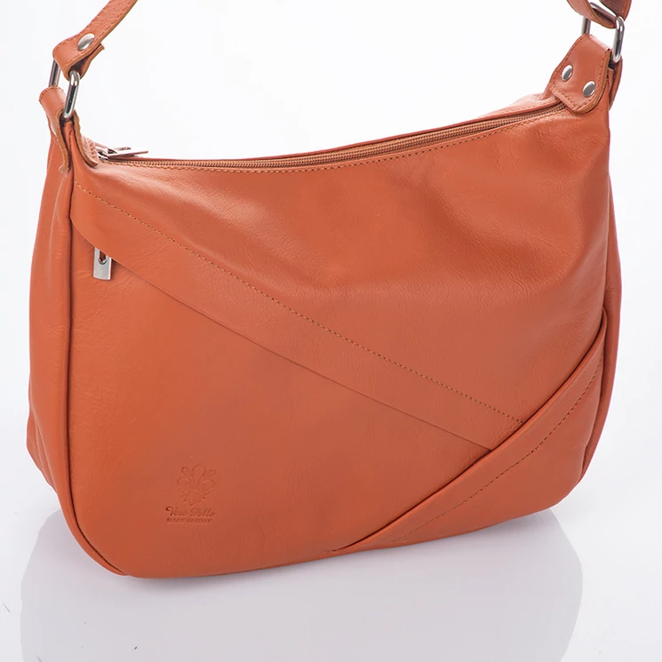 Valódi bőr női táska konyak színben NT 1165 FRZ Cognac
