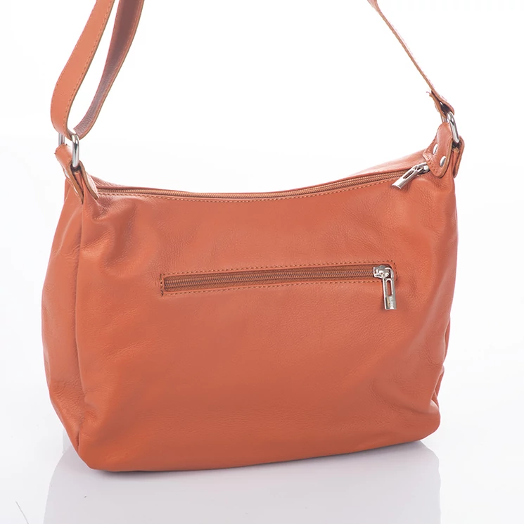 Valódi bőr női táska konyak színben NT 1165 FRZ Cognac