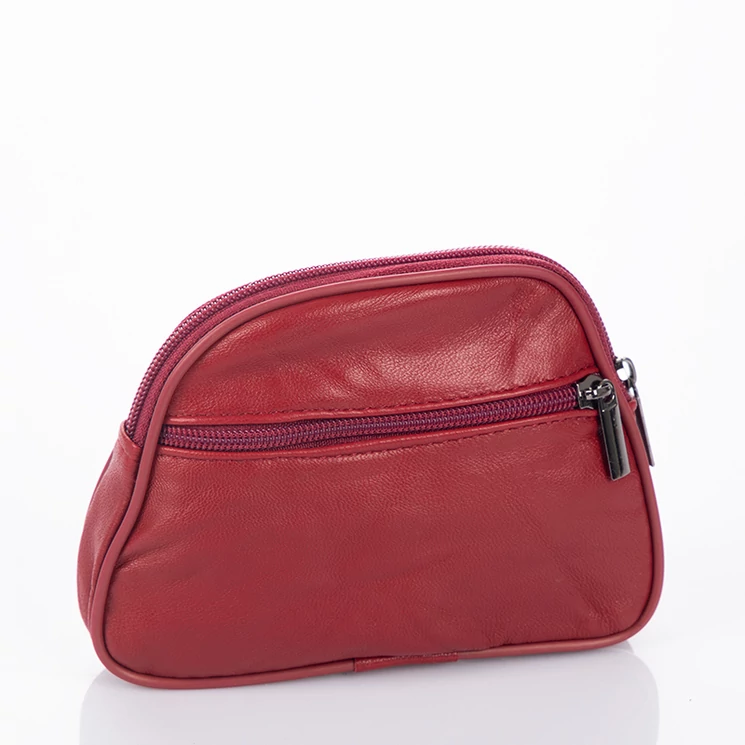 Valódi bőr kulcstartó padlizsán színben 1506 