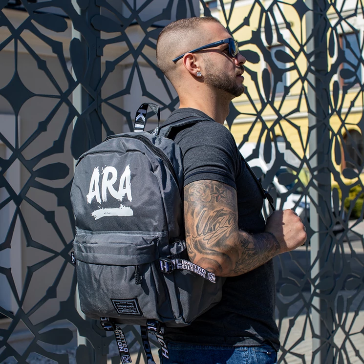 Hátizsák szürke színben 8815-grey