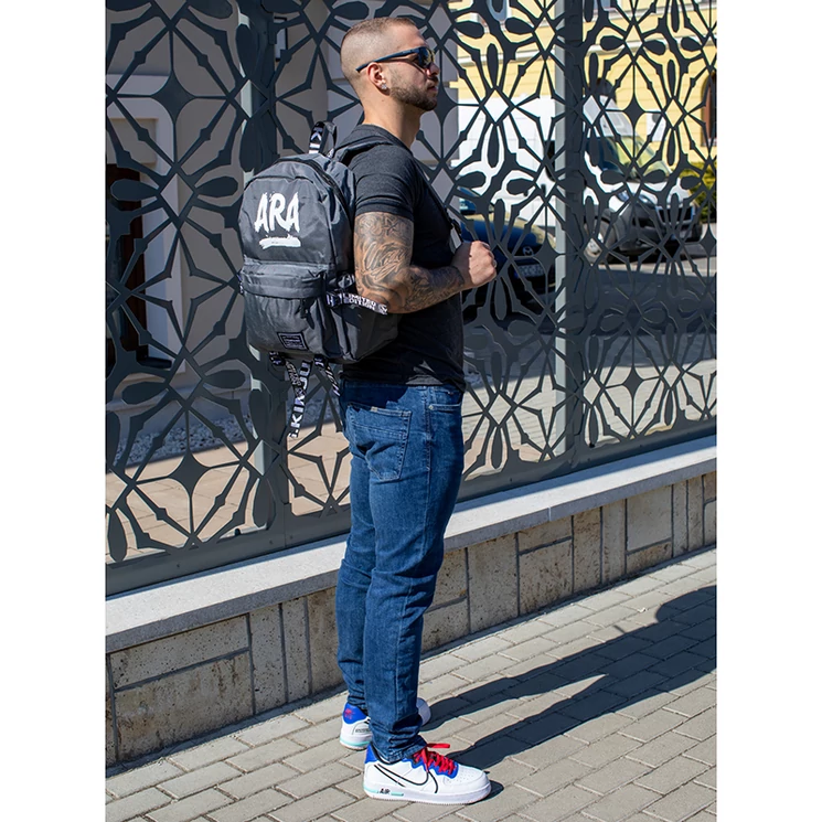 Hátizsák szürke színben 8815-grey