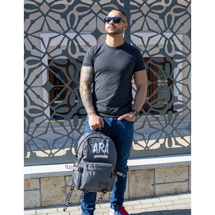 Hátizsák szürke színben 8815-grey