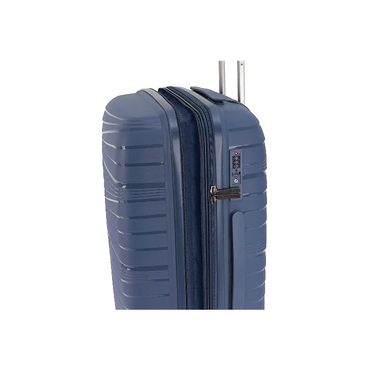 Gabol bőrönd nagy méret GA-1220L Bézs ajándék bőröndhuzattal